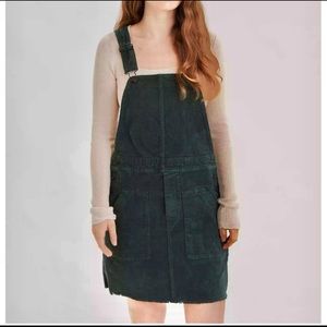 American Eagle Corduroy Overall Dress